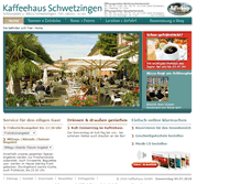 Tablet Screenshot of kaffeehaus.de